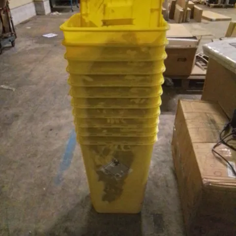 LOT CONTAINING APPROX 11 X BIOHAZARD BINS