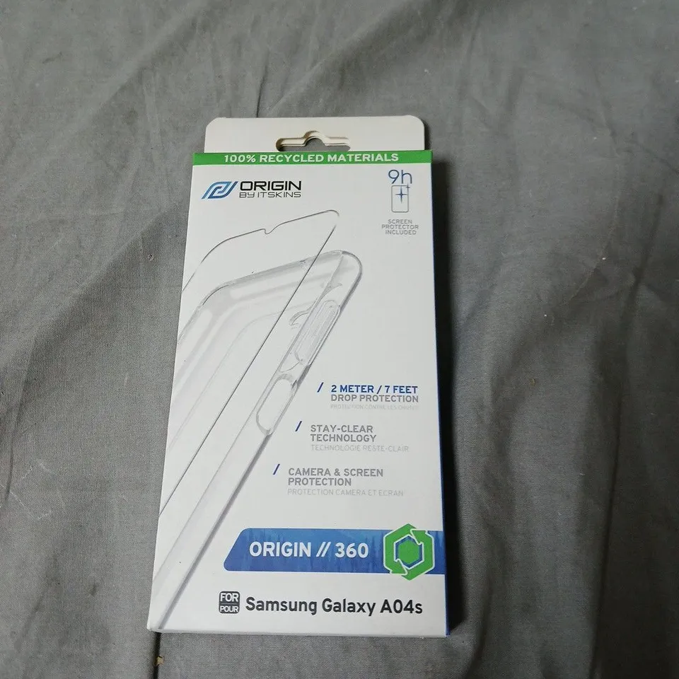 BOX OF APPROXIMATELY 50 ORIGIN 360 SCREEN PROTECTOR FOR SAMSUNG GALAXY A04S
