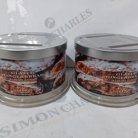 BOXED HOMEWORX BY SLATKIN & CO SET OF 2 SCENTED CANDLES