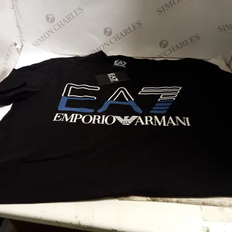 EMPORIO ARMANI BLACK T-SHIRT SIZE M 