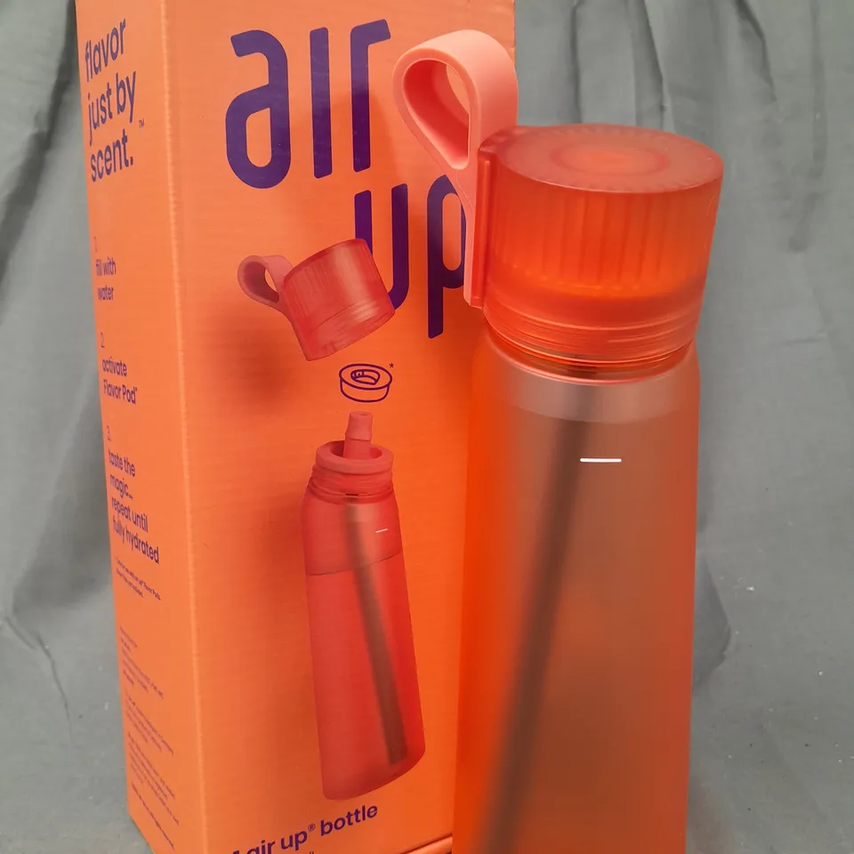 BOXED AIR UP 650ML BOTTLE IN ELECTRIC ORANGE
