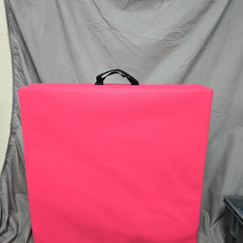 UNBRANDED FOLDING GYM MAT WITH HANDLES PINK