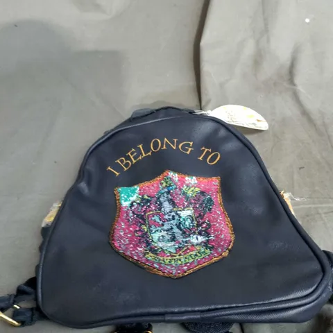 HARRY POTTER NAVY BACKPACK WITH HOGWARTS CREST PATCH – I BELONG TO