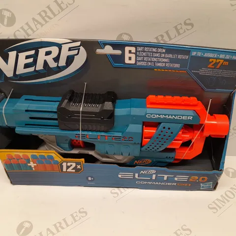 BRAND NEW BOXED NERF ELITE 2.0 COMMANDER RD-5 WITH 6 DART ROTATING DRUM
