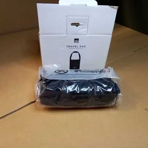 BOXED/PACKAGED GB BLACK TRAVEL BAG