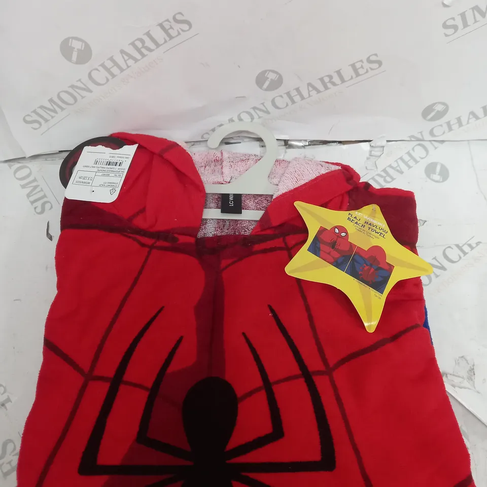 SPIDERMAN WEARABLE TOWEL FOR CHILDREN 70 X 120 CM