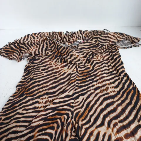 MONSOON ANNIE JUMPSUIT – TIGER PRINT, WOMEN’S, UK L