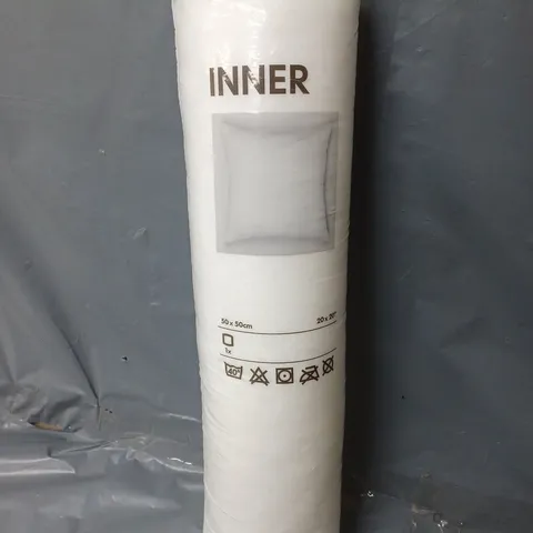 BAGGED IKEA INNER CUSHION PAD IN WHITE (50X50)