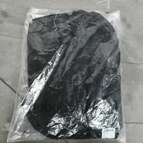 BAGGED NOBODYS CHILD ANGELA MIDI DRESS IN BLACK - UK 10