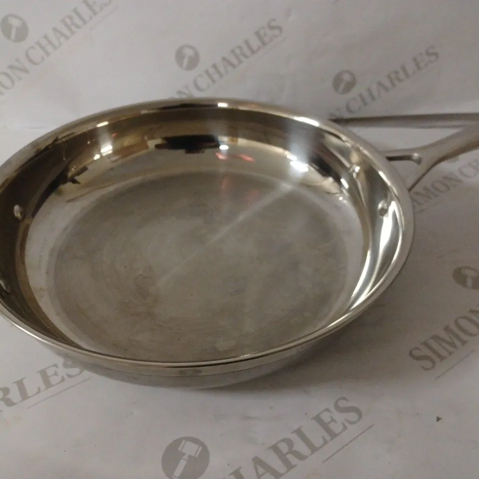 LE CRUESET STAINLESS STEEL FRYING PAN