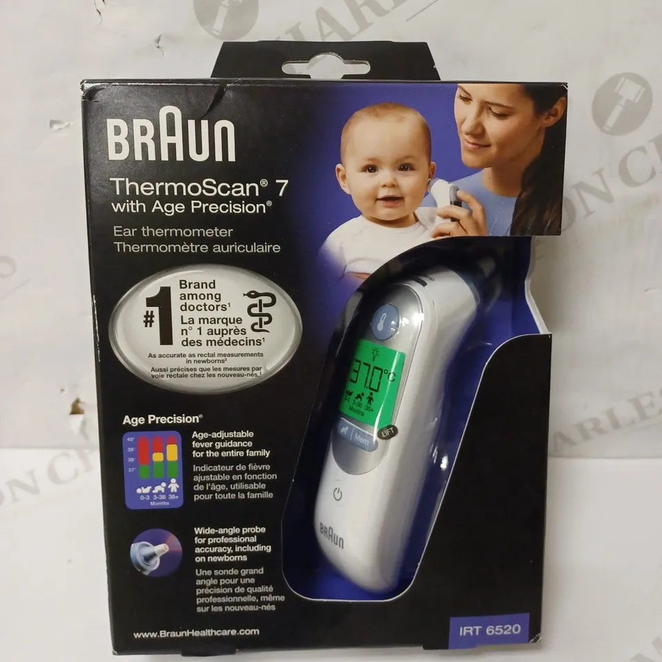 BRAUN THERMOSCAN EAR THERMOMETER 