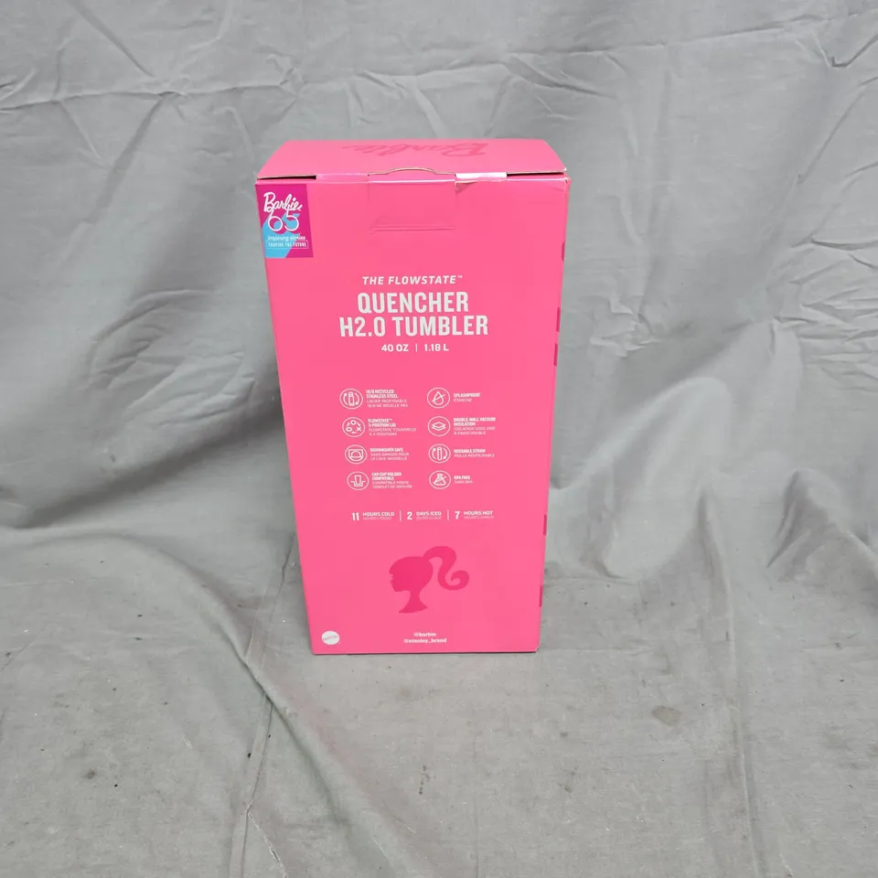 BARBIE × STANLEY QUENCHER H2.0 TUMBLER 40 OZ – PINK, BOXED