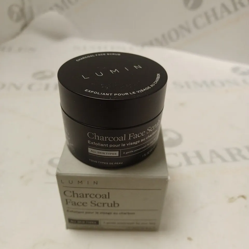 LUMIN CHARCOAL FACE SCRUB 30ML