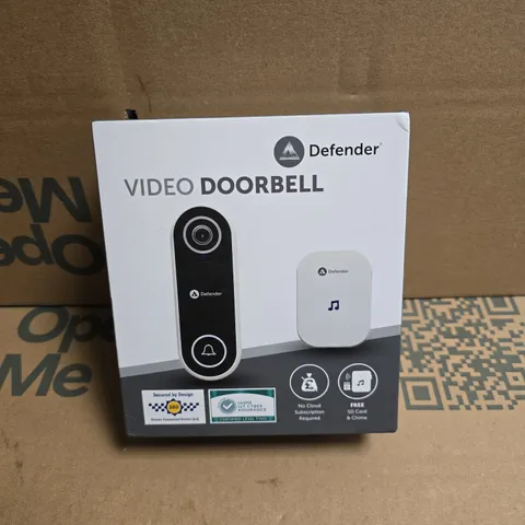 DEFENDER VIDEO DOORBELL BOXED, SEALED
