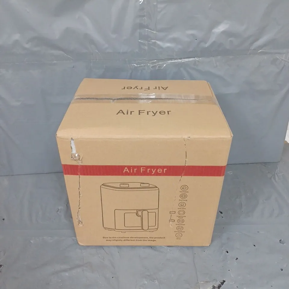BOXED SINGLE DRAWER AIR FRYER IN BLACK