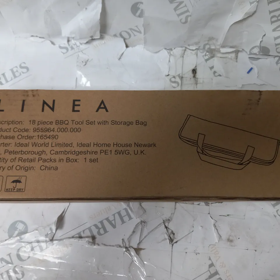 BOXED LINEA BBQ GRILL - BLACK 
