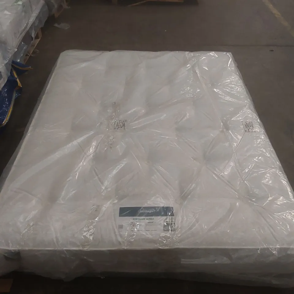 QUALITY BAGGED SILENTNIGHT MIRACOIL ORTHO 4'6 DOUBLE MATTRESS
