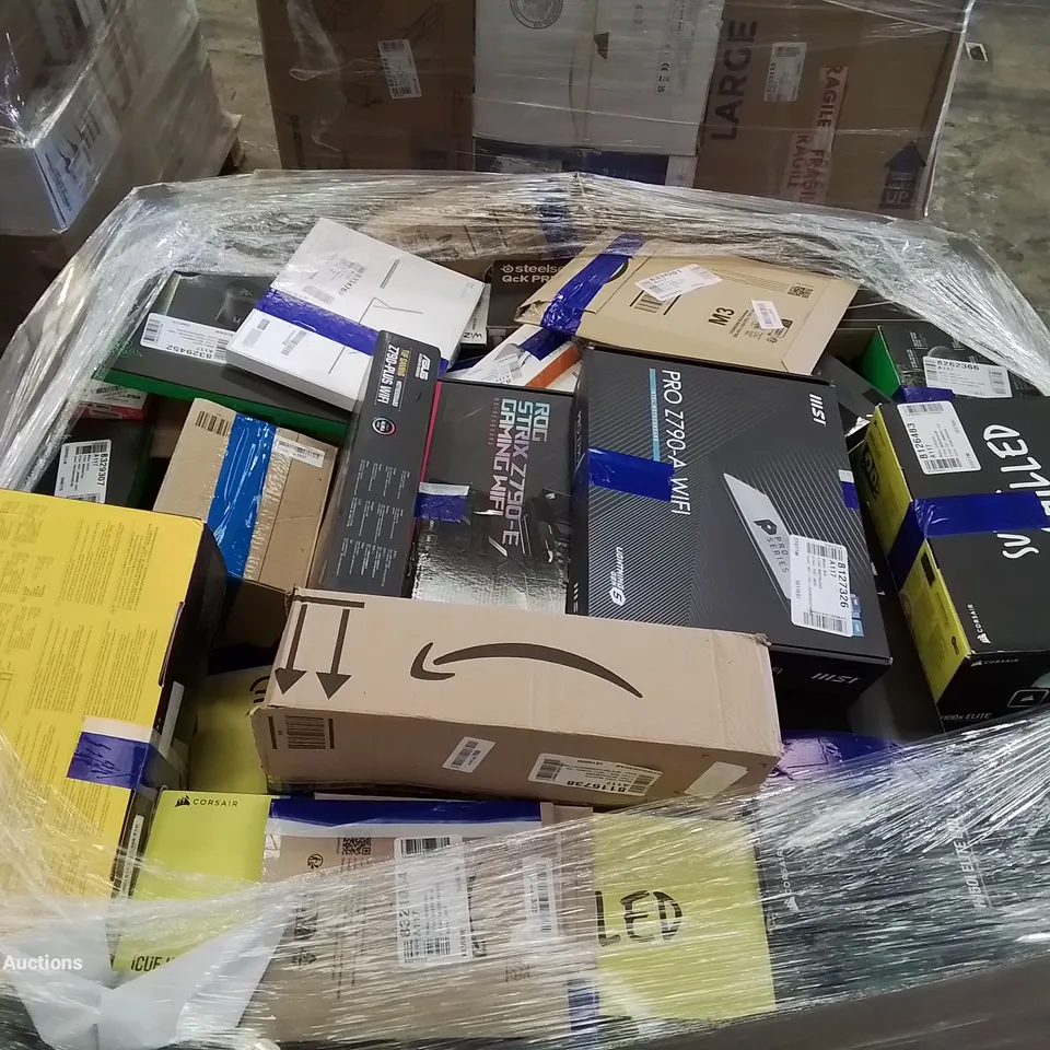 PALLET OF APPROXIMATELY 141 UNPROCESSED RAW RETURN HIGH VALUE ELECTRICAL GOODS TO INCLUDE;