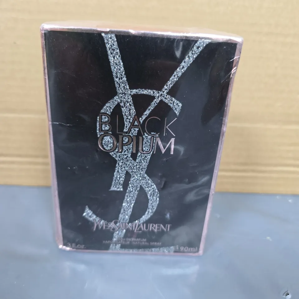 BOXED AND SEALED YVES SAINT LAURENT BLACK OPIUM EAU DE PARFUM 90ML 