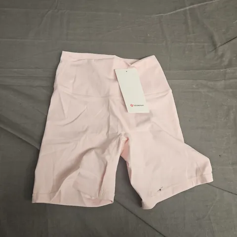 LULULEMON WOMENS GYM BOTTOMS IN PINK - MEDIUM
