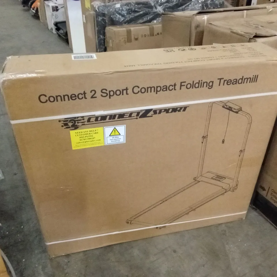 BOXED CONNECT 2 SPORT COMPACT FOLDING TREADMILL - MINT