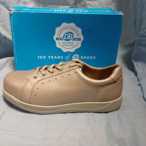 DB SHOES SINEAD SOFT GOLD LEATHER WOMEN'S SHOES – UK 6