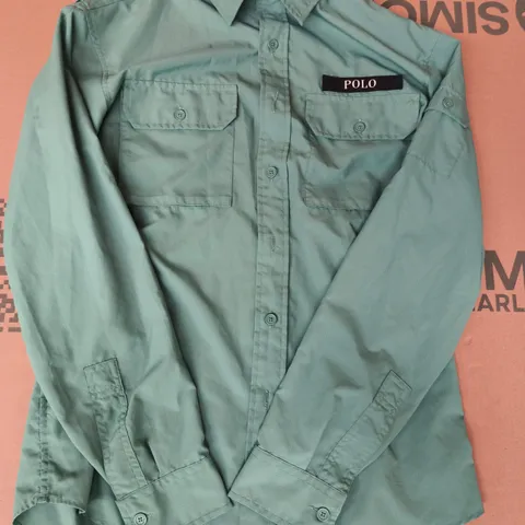 POLO RALPH LAUREN CLASSIC FIT SHIRT IN GREEN SIZE SMALL