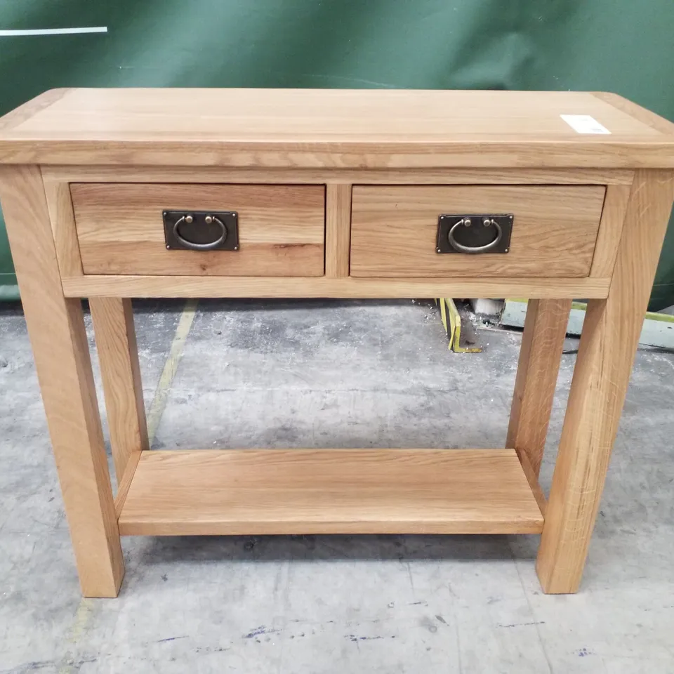 2 DRAWER CONSOLE TABLE