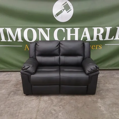 ALBION LUXURY FAUX LEATHER HIGH BACK 2 SEATER SOFA