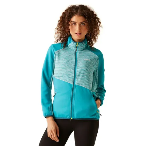 BRAND NEW REGATTA WOMENS YARE IX FULL ZIP FLEECE IN TAHOE BLUE/MOROCCAN BLUE SIZE UK 10