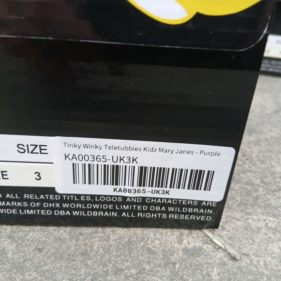 KOI X TELETUBBIES TINKY WINKY KIDDZ MARY JANES – PURPLE, UK 13 KIDS' SHOES