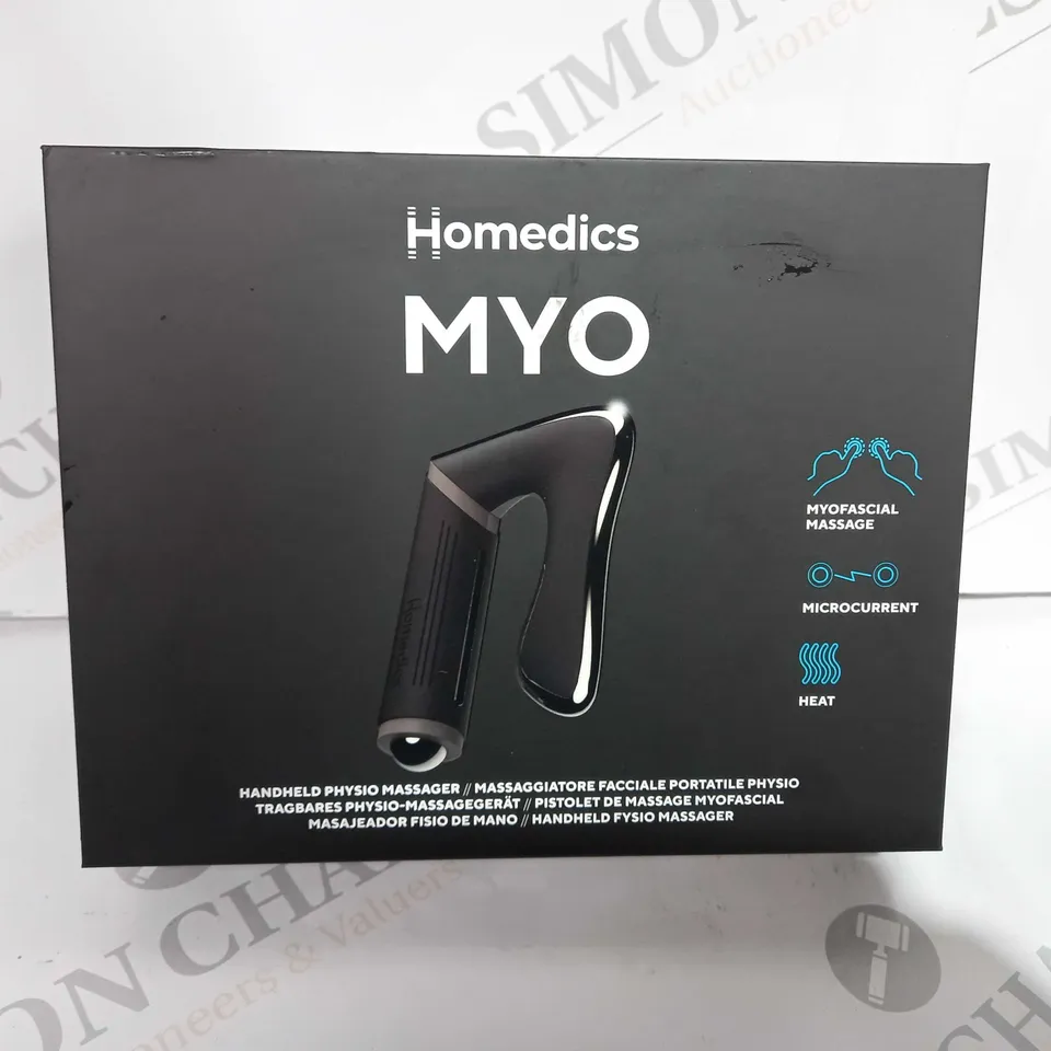 BRAND NEW BOXED HOMEDICS MYO HANDHELD PHYSIO MASSAGER 