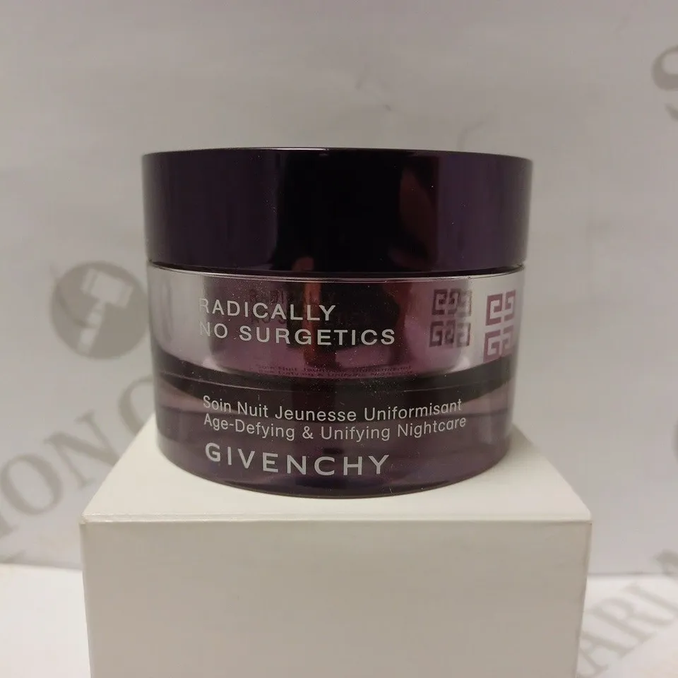 GIVENCHY RADICALLY NO SURGETICS NIGHTCARE CREAM 50ML TESTER 