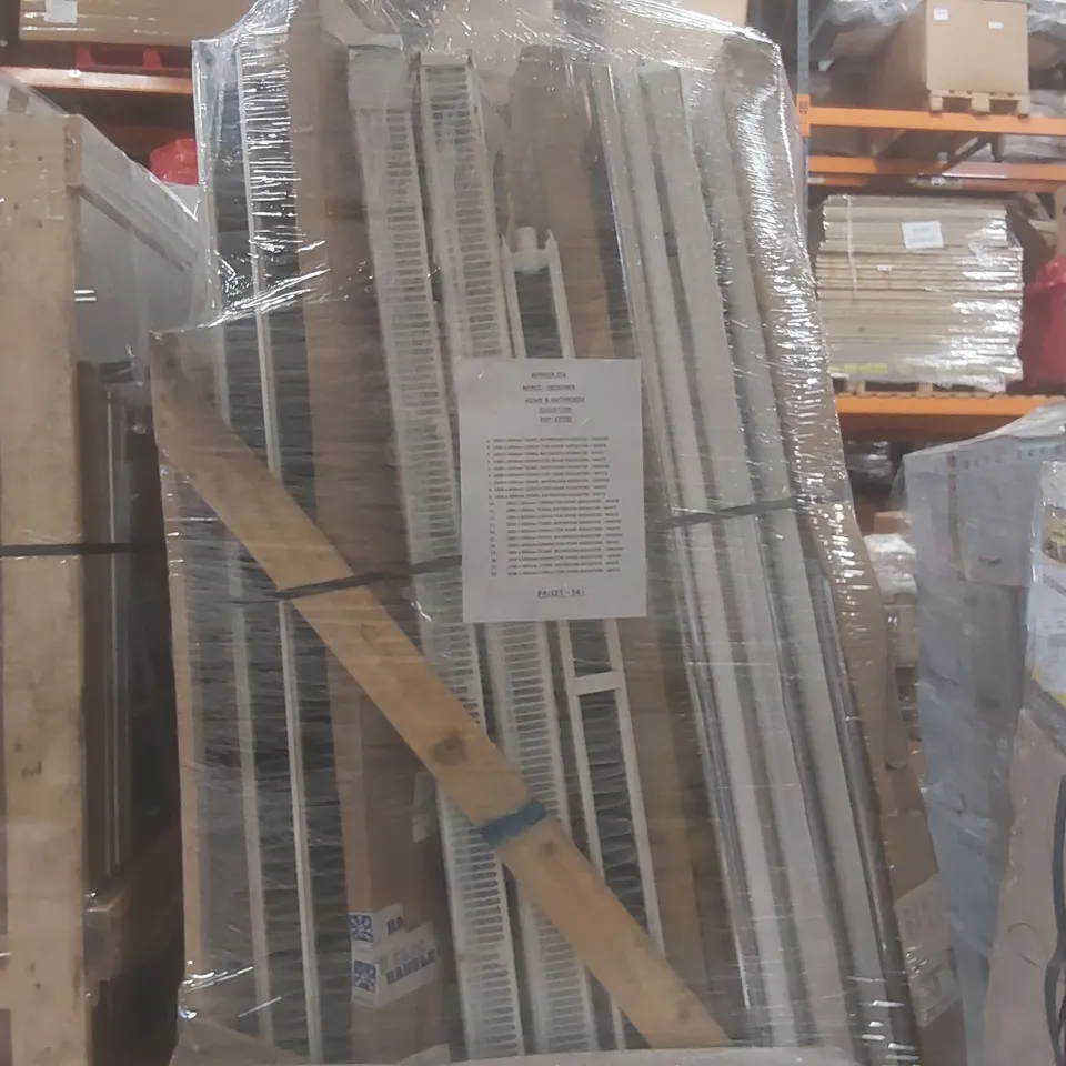 PALLET CONTAINING APPROXIMATELY 20x MIXED DESIGNER HOME & BATHROOM RADIATORS
