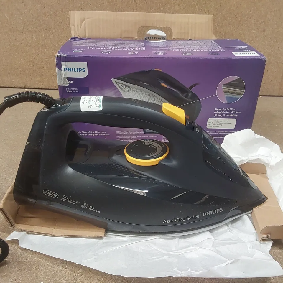 BOXED PHILIPS AZUR 7000 SERIES 3000W STEAM IRON