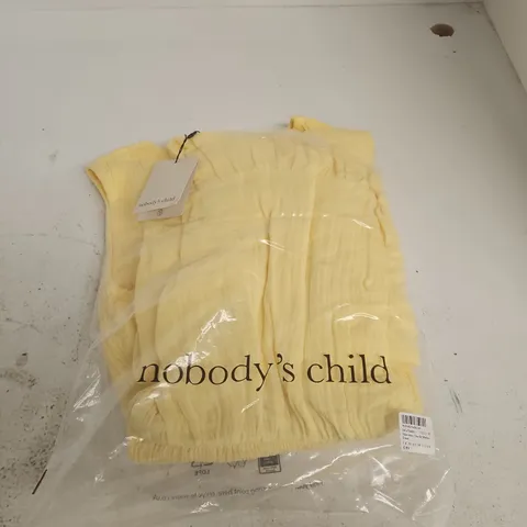 NOBODY'S CHILD SLEEVELESS CHARLIE MIDAXI DRESS β YELLOW, UK 10