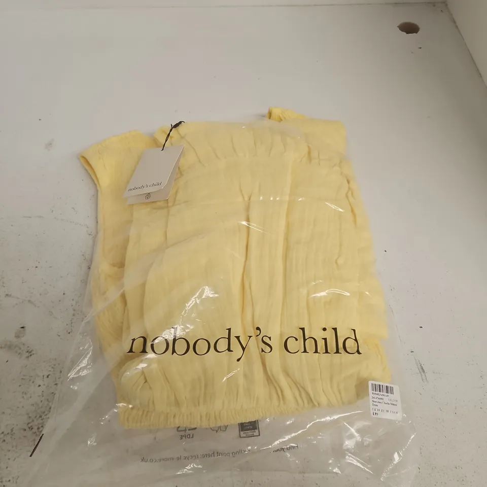 NOBODY'S CHILD SLEEVELESS CHARLIE MIDAXI DRESS – YELLOW, UK 10
