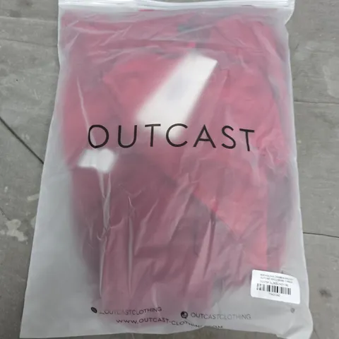 BAGGED OUTCAST ROCHEIL MINI DRESS BURGUNDY - XS