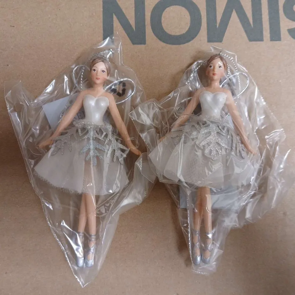 BOX OF APPROXIMATELY 5 ASSORTED GISELA GRAHAM FESTIVE FAIRIES TREE DECORATIONS