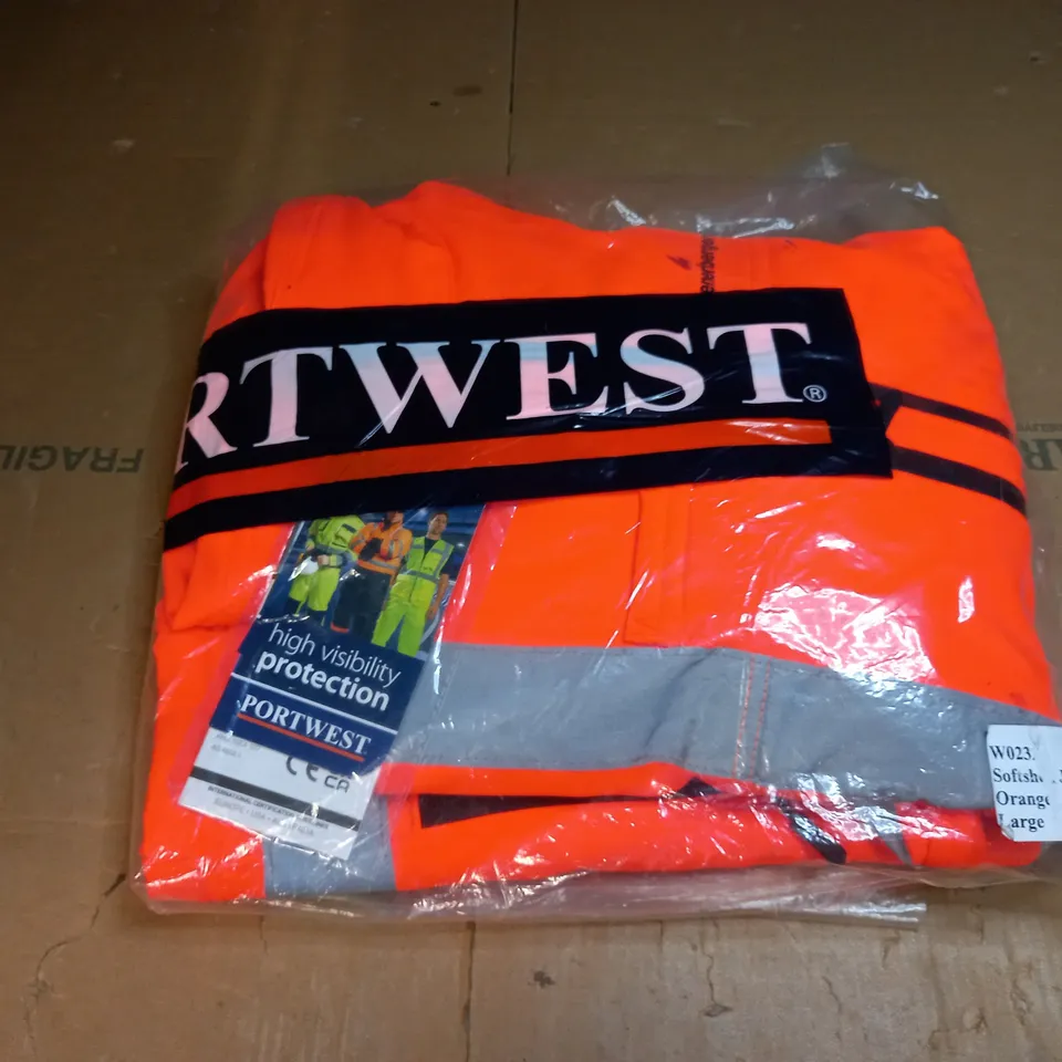 PORTWEST SOFTSHELL JACKET SIZE L