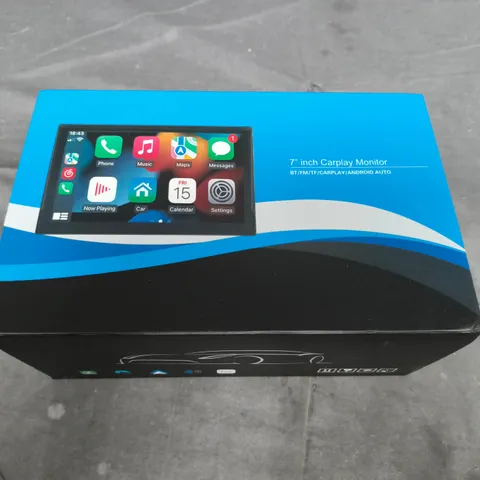 7 INCH CARPLAY MONITOR – IN-DASH CAR DISPLAY, BOXED