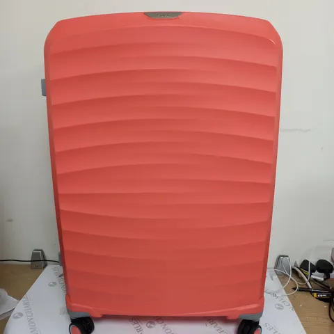 SUNWAVE CARRY-ON 8-WHEEL SUITCASE - PEACH