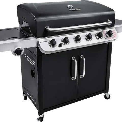 BOXED CHAR-BROIL GAS BBQ CONVECTIVE 640 B - XL - 6-BURNER BARBECUE WITH CAST IRON GRATES & SEAR ZONE