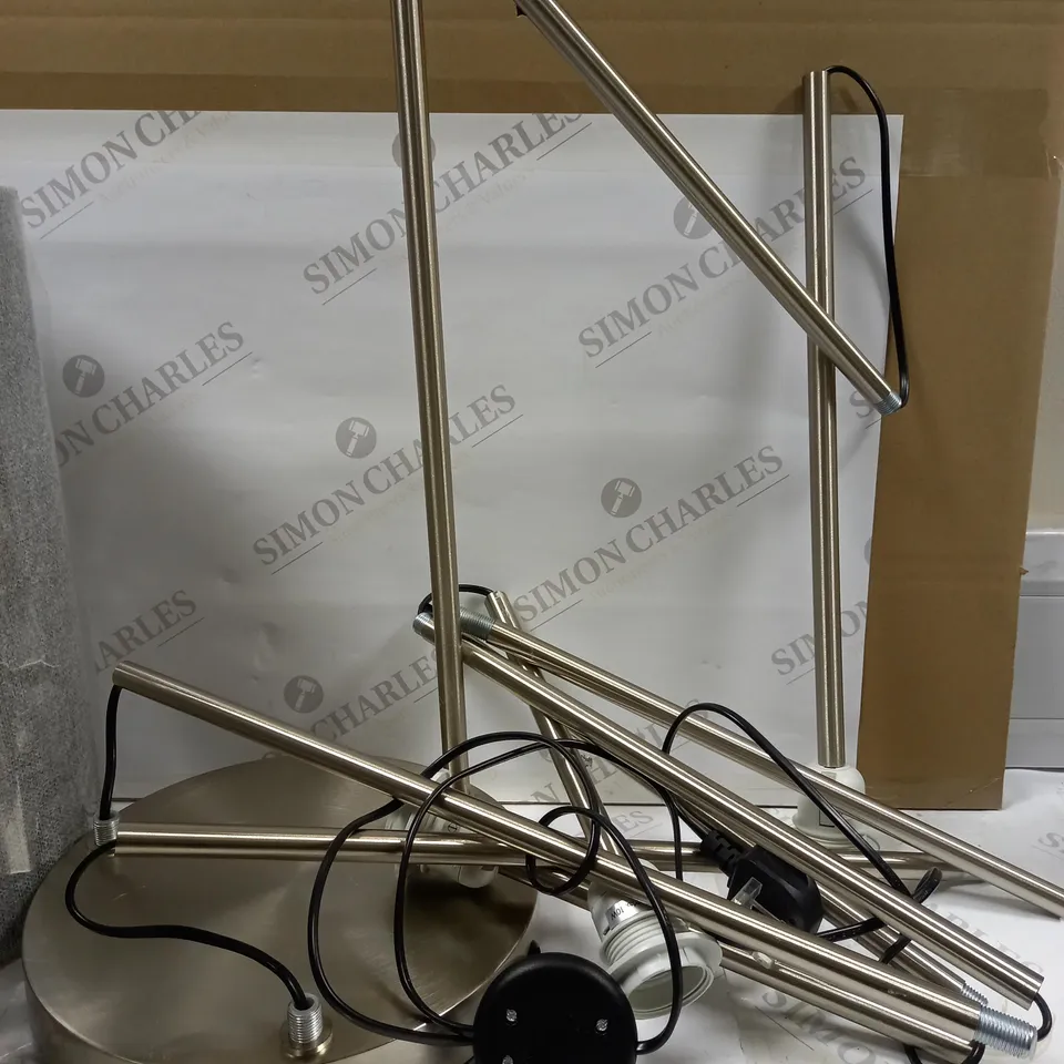 JOHN LEWIS CLUSTER SHELF 3 LIGHT FLOOR LAMP