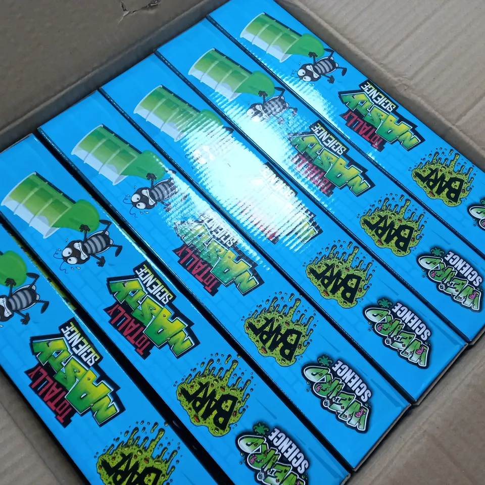 12 BOXED AND SEALED WEIRD SCIENCE TOTALLY NASTY SCIENCE