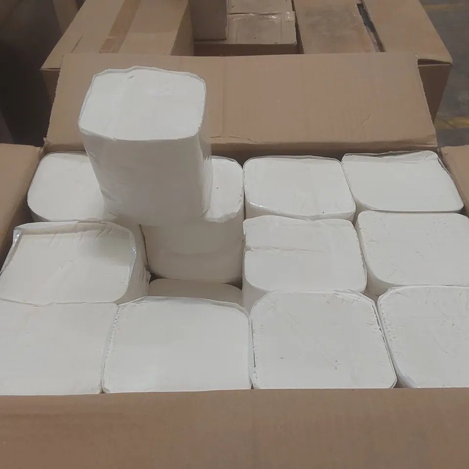 BOX CONTAINING 36 BULK PACK 2 PLY TISSUE PAPER