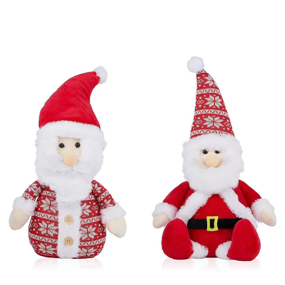 SANTA EXPRESS SET OF 2 SANTA DOOR STOPPER