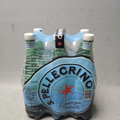SAN PELLEGRINO SPARKLING NATURAL MINERAL WATER 6X1L