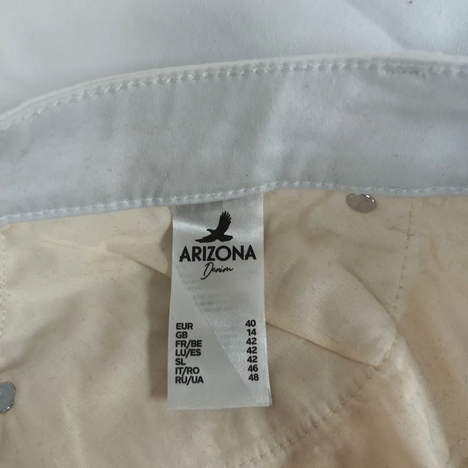 ARIZONA DENIM WHITE DENIM SKIRT – WOMEN'S UK 14 (EU 42)