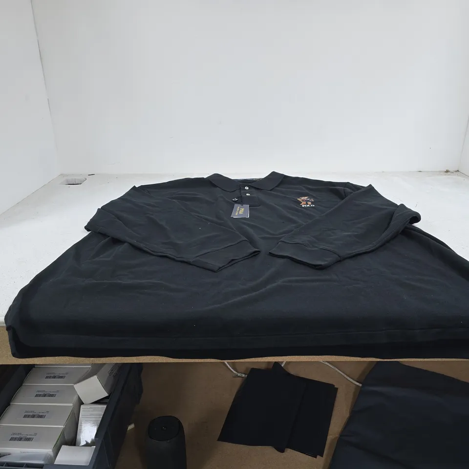 RALPH LAUREN POLO BLACK T SHIRT SIZE 5XL TAGGED